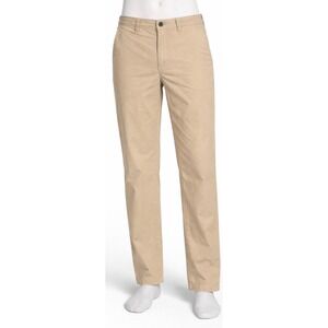 Banana Republic Aiden Slim Fit Chinos Men's 32x32 Khaki Tan Flat Front Cotton